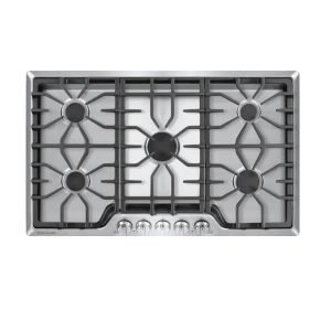 Frigidaire 36 Inch Gas Range 4 Burner Stainless Steel Cooktop Fggc3645qs