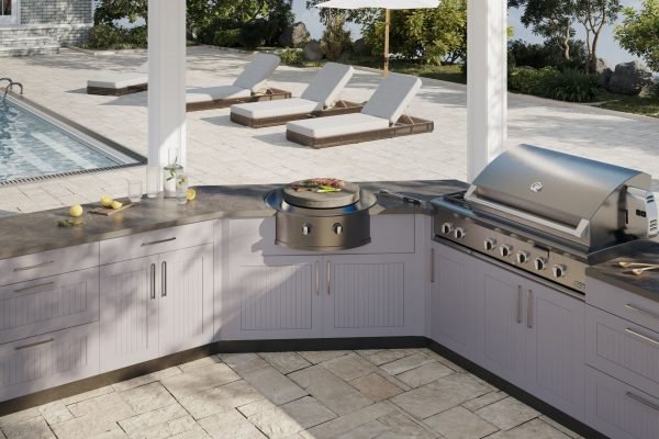 Backyard Kitchen Countertop Bbq Pool