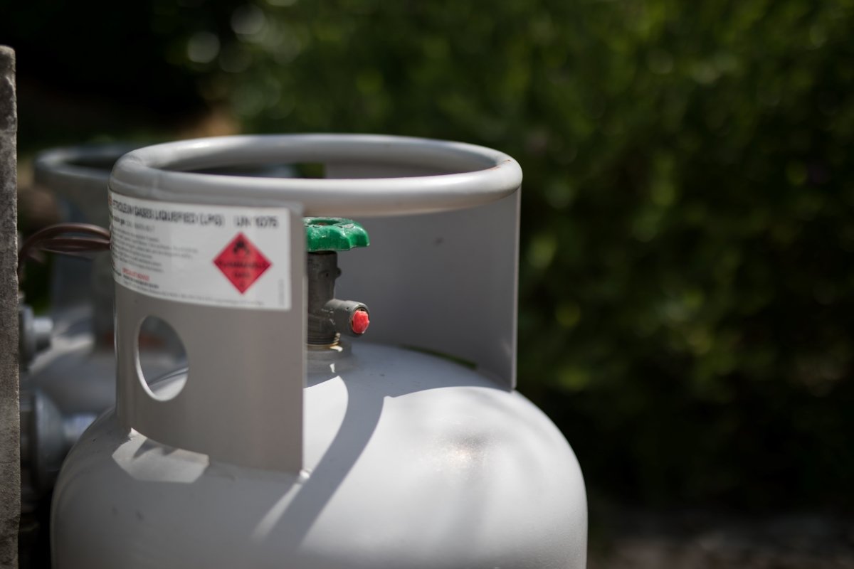 Outdoor Propane Gas Tank