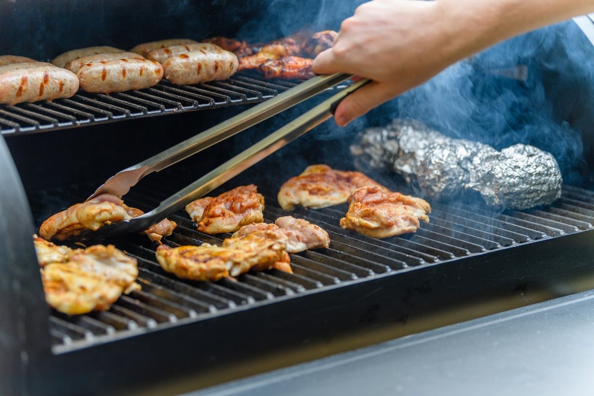 Meat Grilling On The Bbq